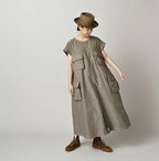 Weft Satin Tent Dress