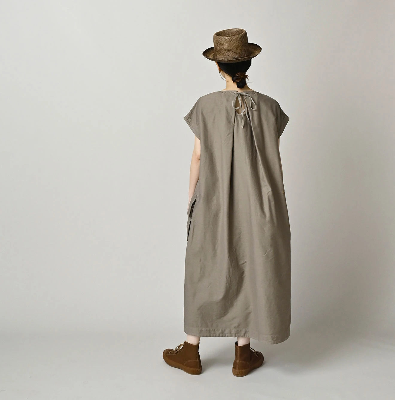 Weft Satin Tent Dress
