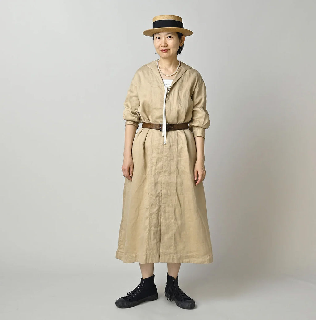 Linen Sateen Sailor Dress