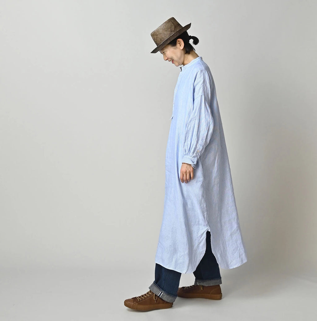 Linen OX Big Shirt Dress
