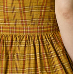 Broad Madras Check Wrap Dress