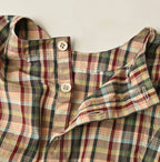 Broad Madras Check Wrap Dress
