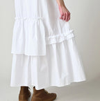 Broadcloth Tiered Shirt Dress