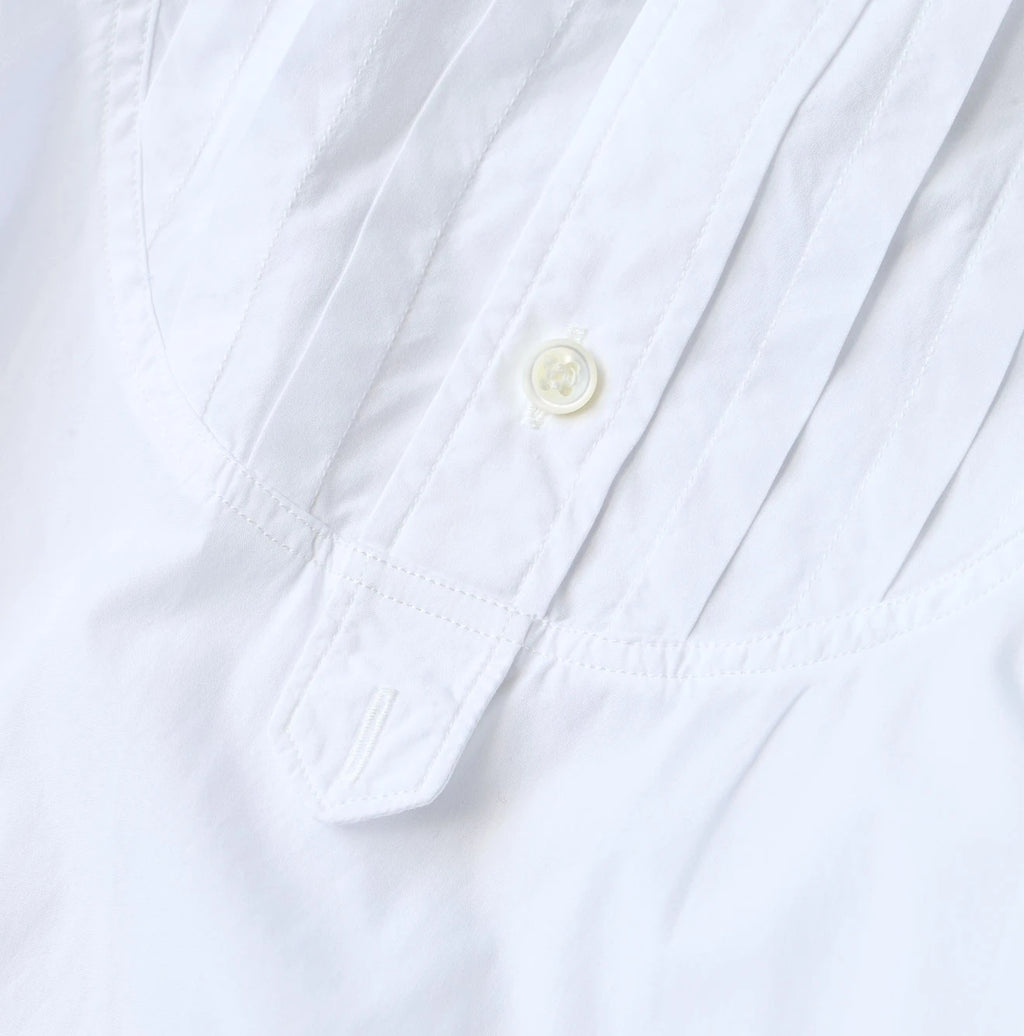 Broadcloth Tiered Shirt Dress