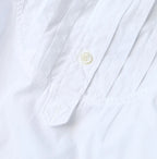 Broadcloth Tiered Shirt Dress