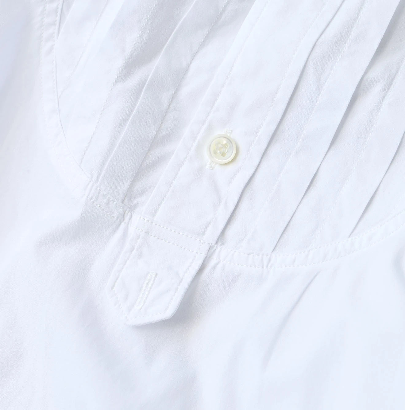 Broadcloth Tiered Shirt Dress