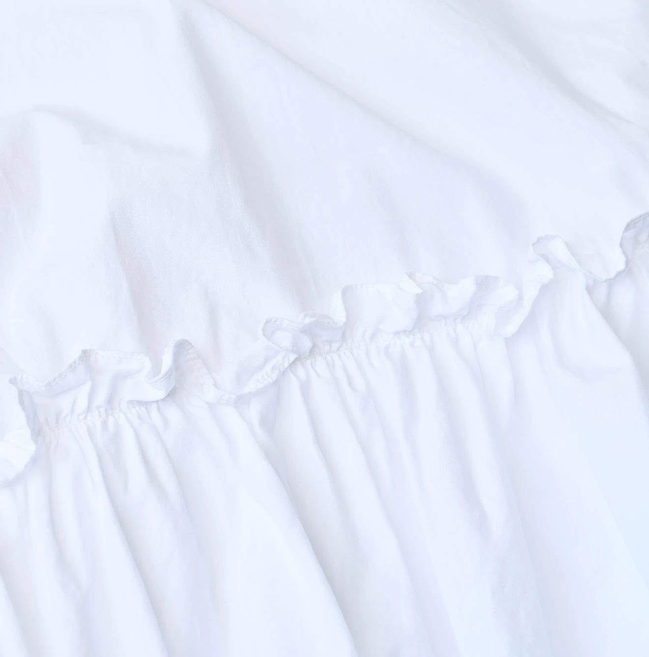 Broadcloth Tiered Shirt Dress