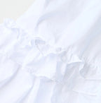 Broadcloth Tiered Shirt Dress