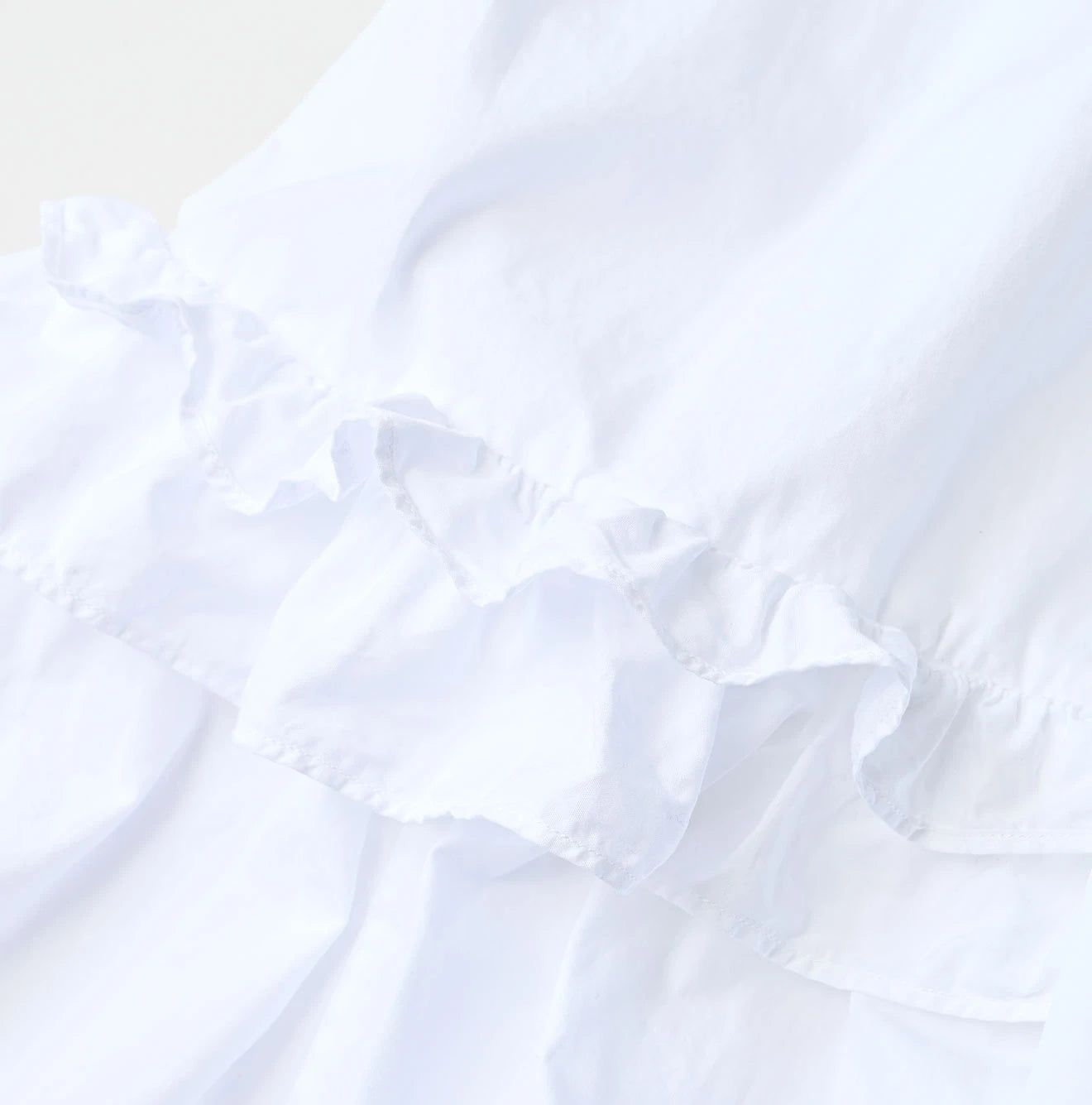 Broadcloth Tiered Shirt Dress
