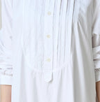 Broadcloth Tiered Shirt Dress