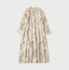 Linen Breezy Campanula Print Pintuck Dress