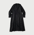 Indigo Linen Sateen Sailor Dress