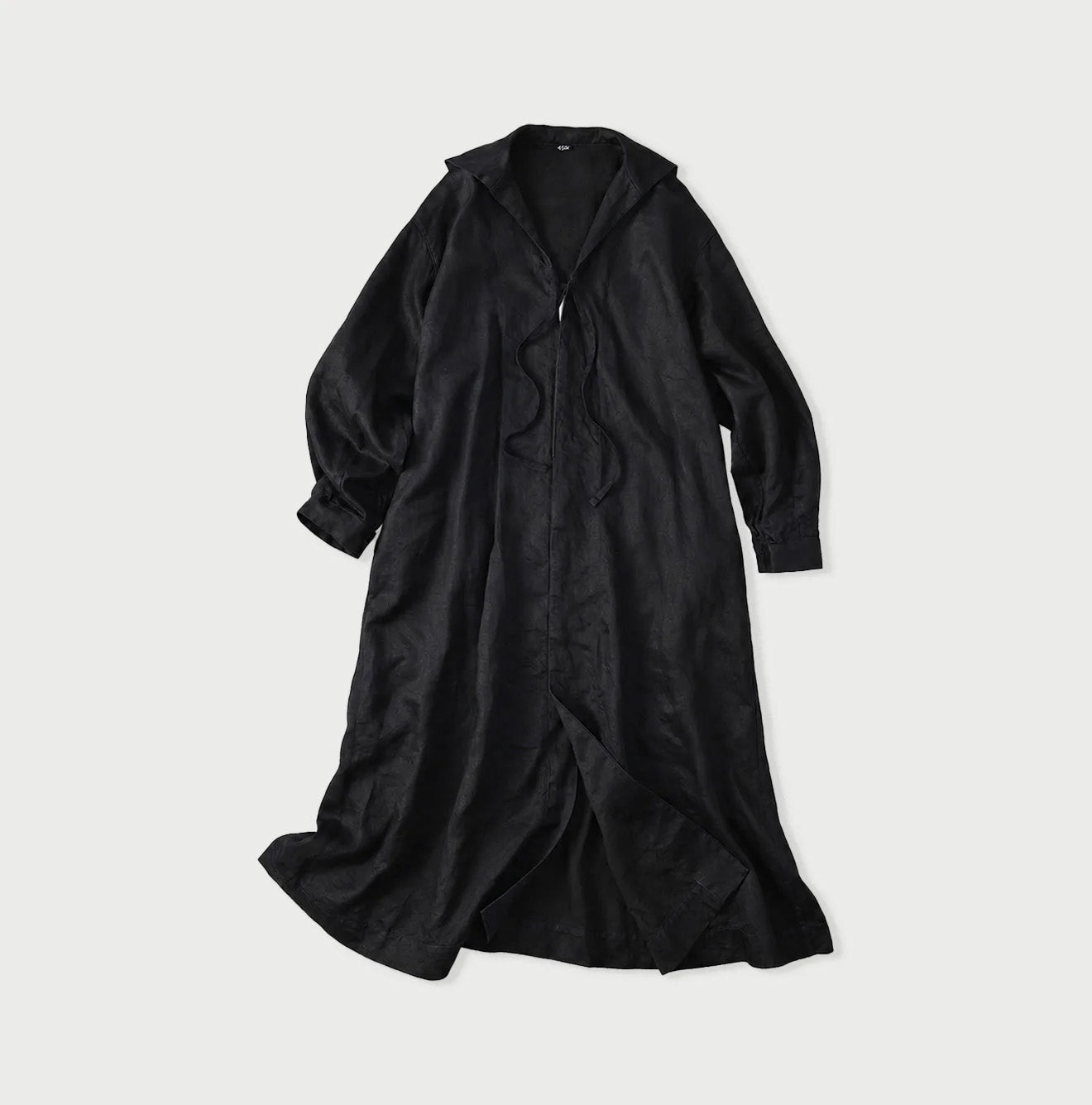 Indigo Linen Sateen Sailor Dress