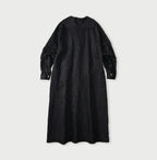 Indigo Linen Sateen Sailor Dress