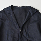 Indigo Linen Sateen Sailor Dress
