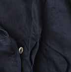 Indigo Linen Sateen Sailor Dress