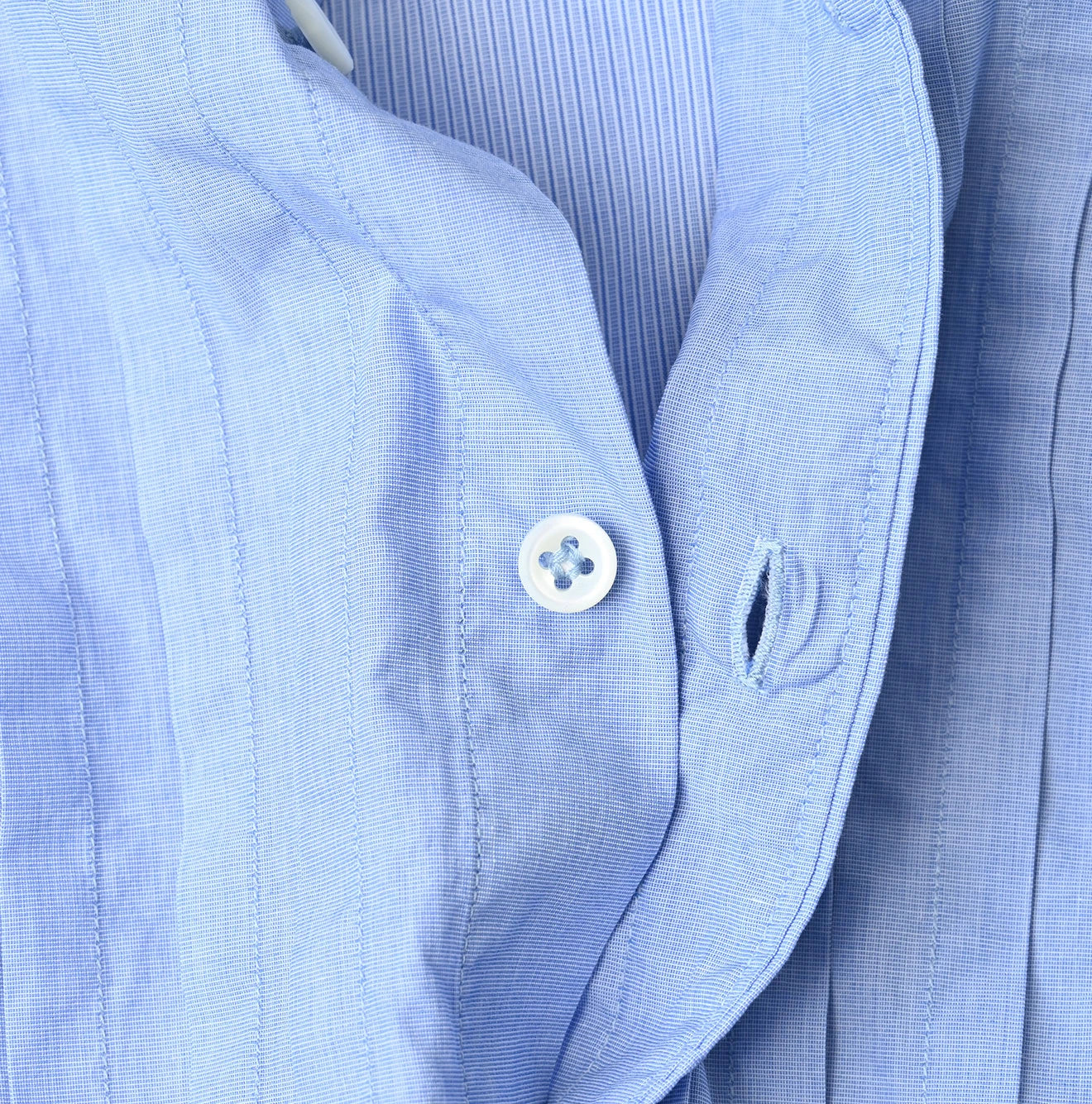 Broadcloth Mix Tiered Shirt Dress