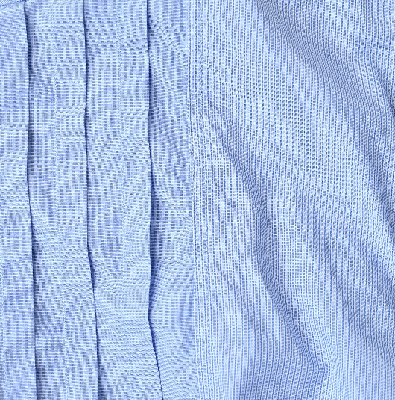 Broadcloth Mix Tiered Shirt Dress