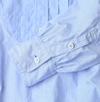 Broadcloth Mix Tiered Shirt Dress