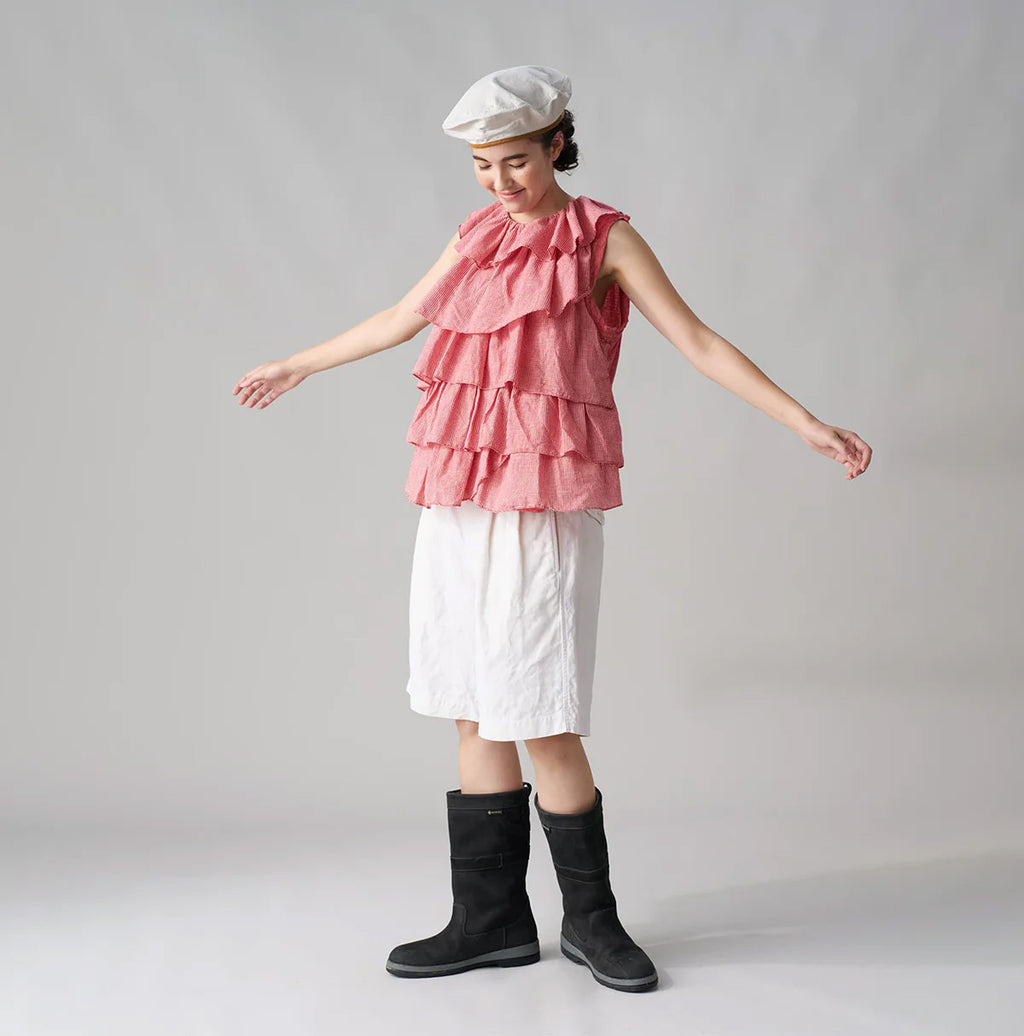 Linen Sateen Easy Short Pants
