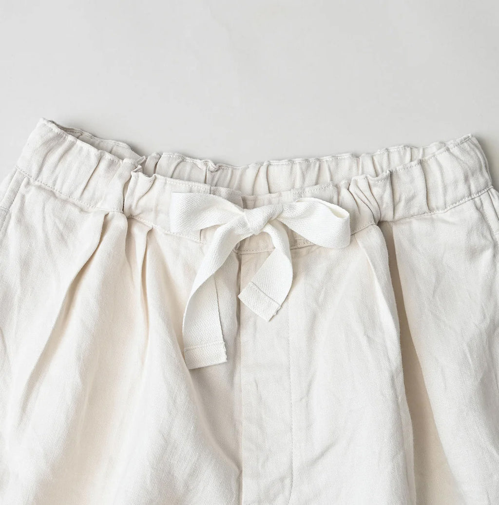 Linen Sateen Easy Short Pants