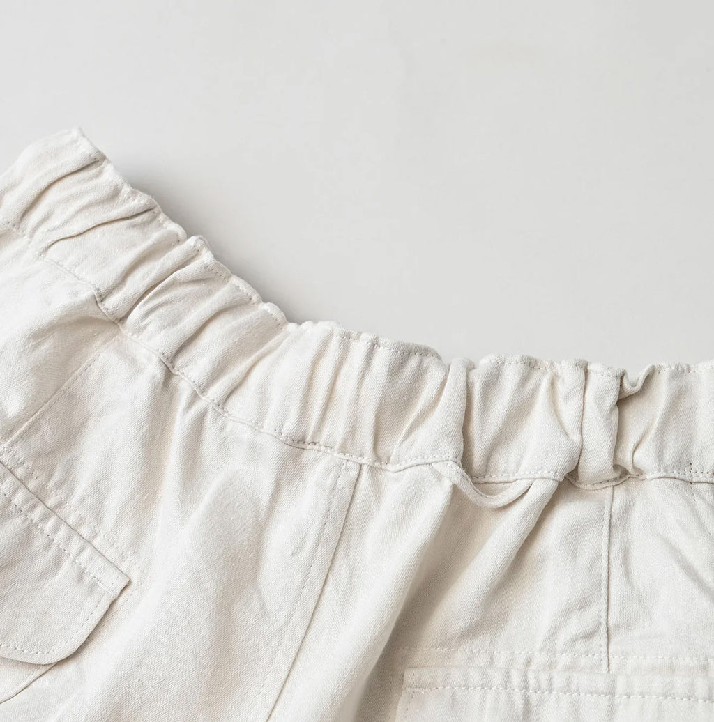 Linen Sateen Easy Short Pants