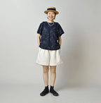 Linen Sateen Easy Short Pants