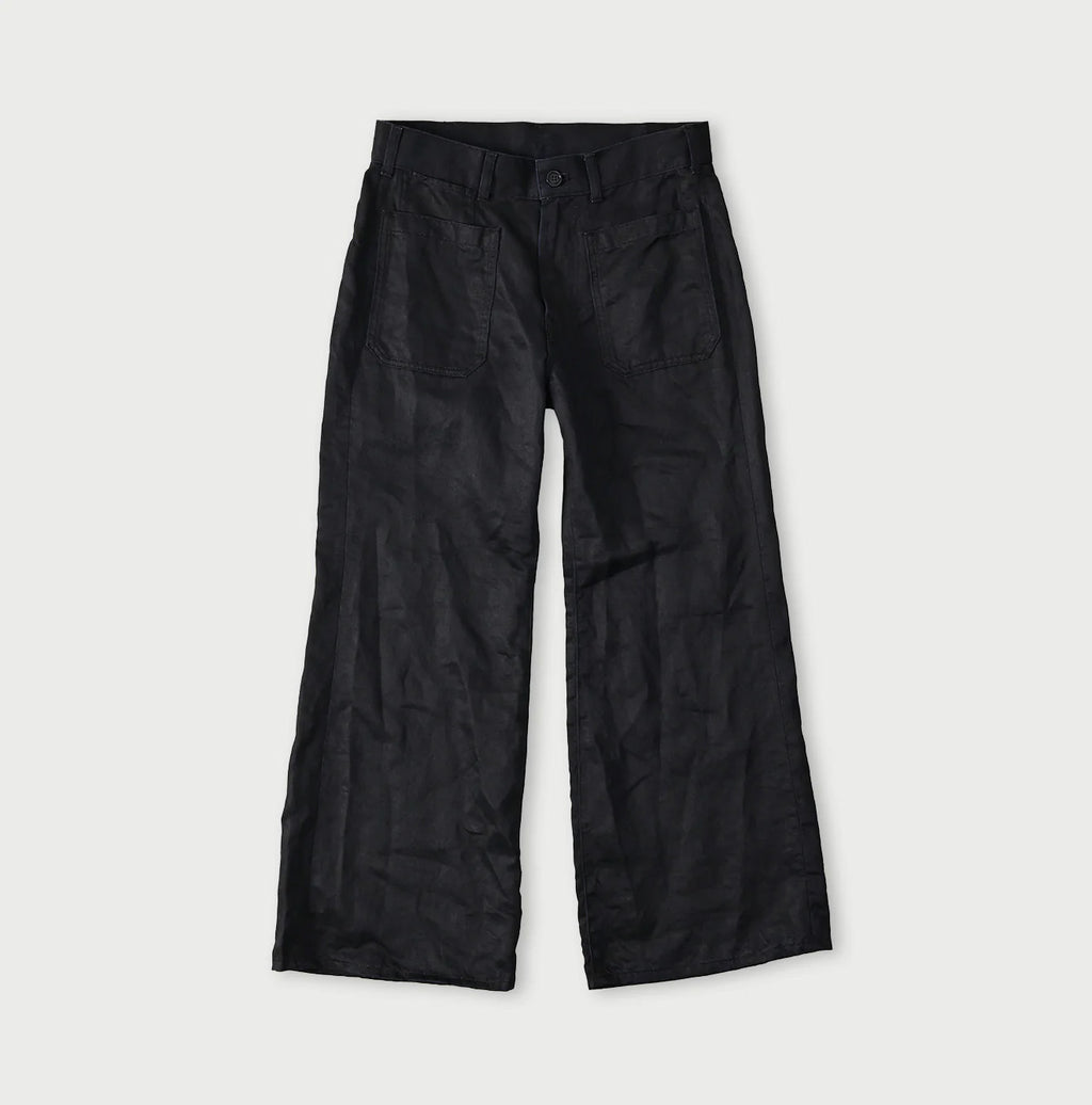 Indigo Linen Sateen Hippie Bachihime