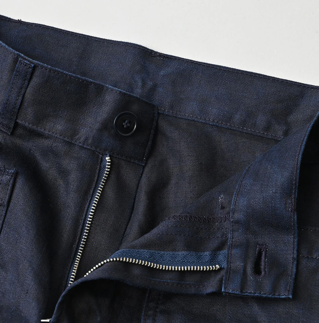 Indigo Linen Sateen Hippie Bachihime