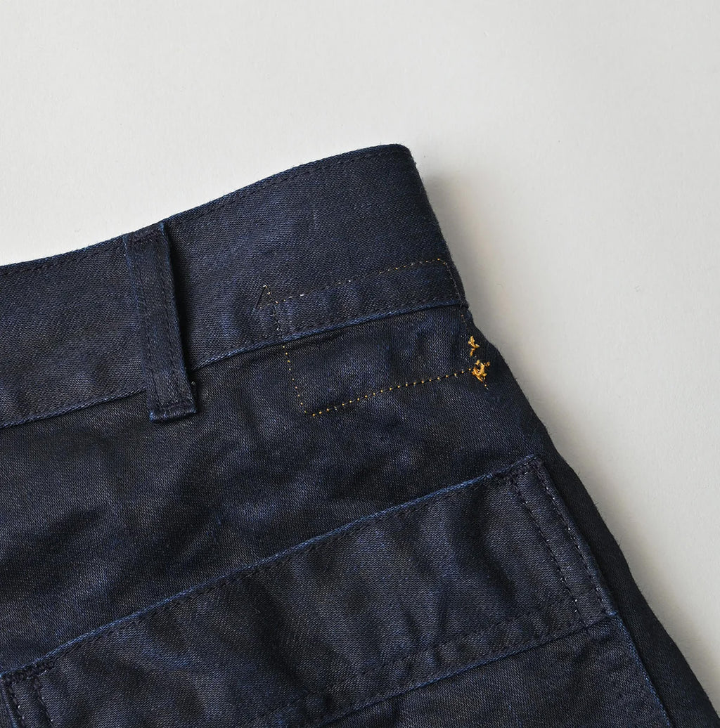 Indigo Linen Sateen Hippie Bachihime
