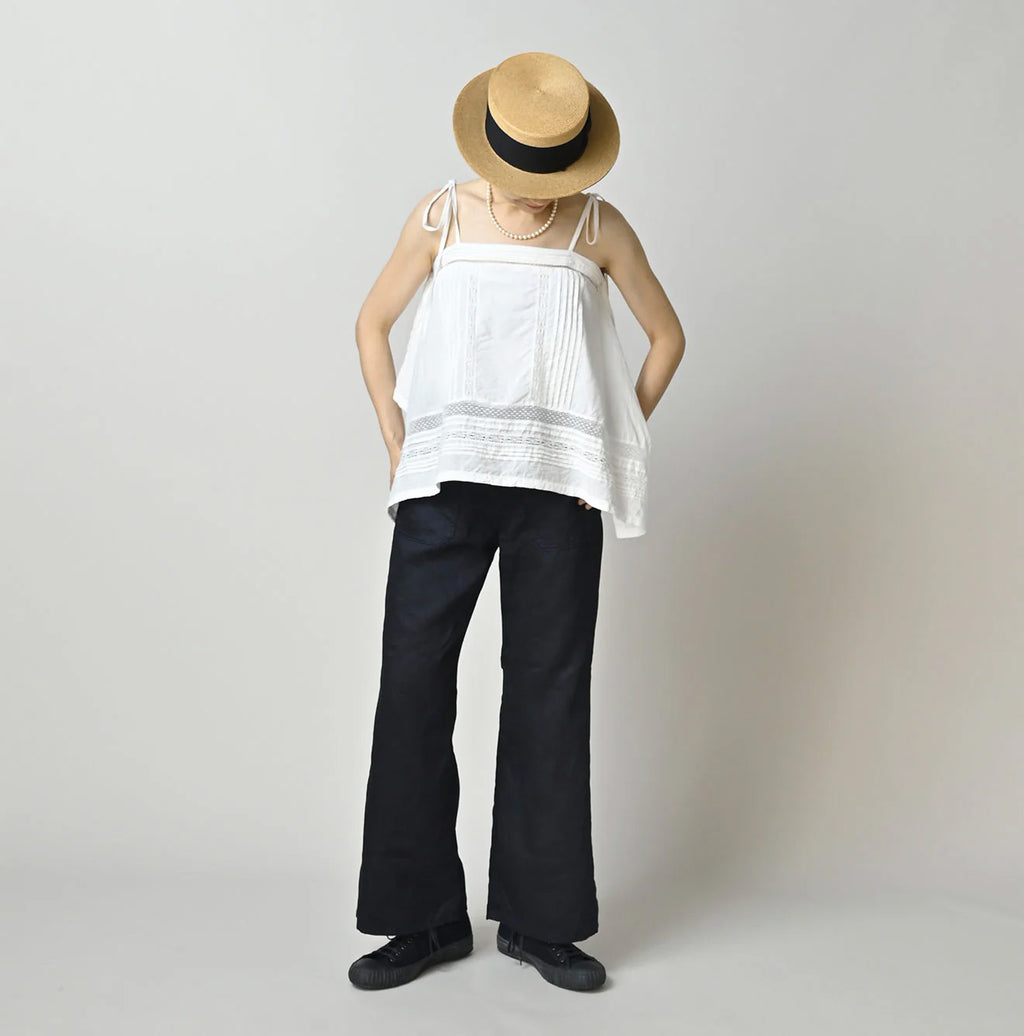 Indigo Linen Sateen Hippie Bachihime