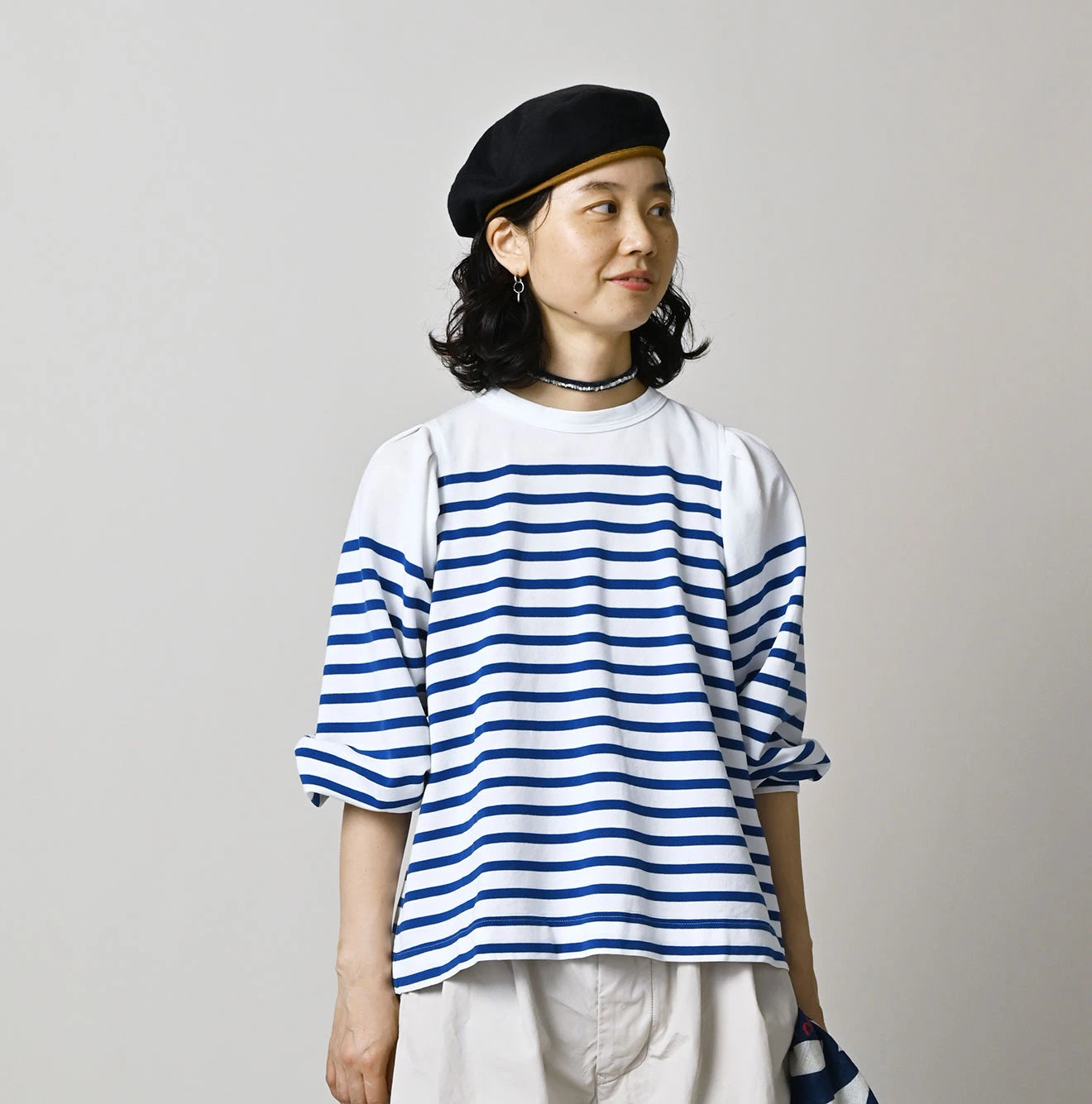 Basque Tuck Blouse