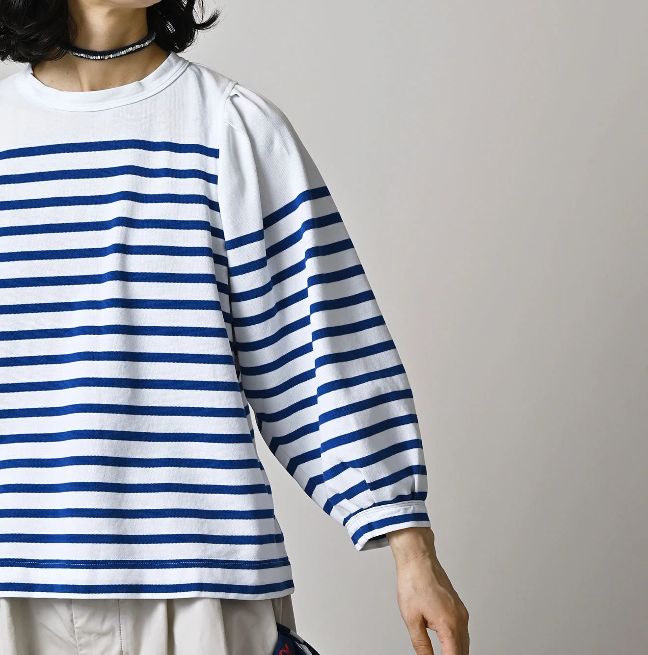 Basque Tuck Blouse