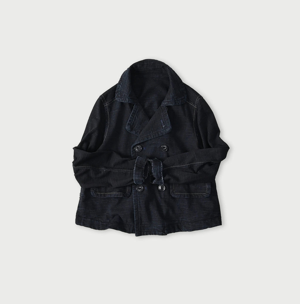 Indigo Dekoboko Tenjiku Annie Double Jacket