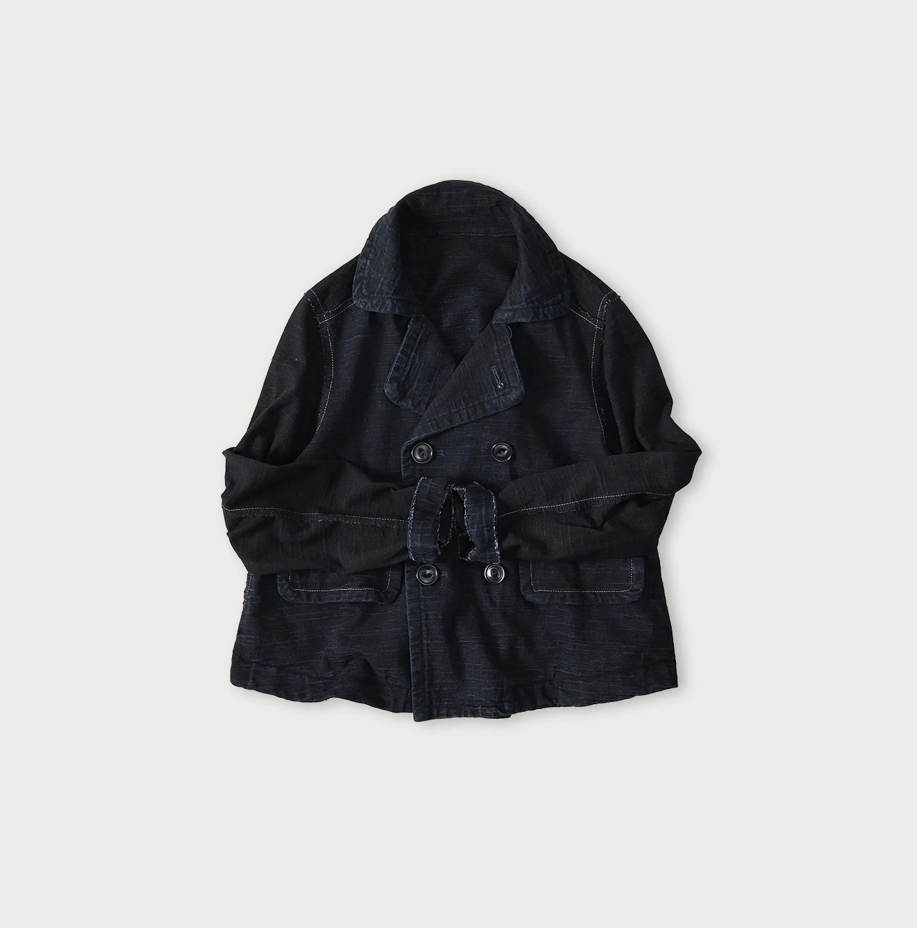 Indigo Dekoboko Tenjiku Annie Double Jacket