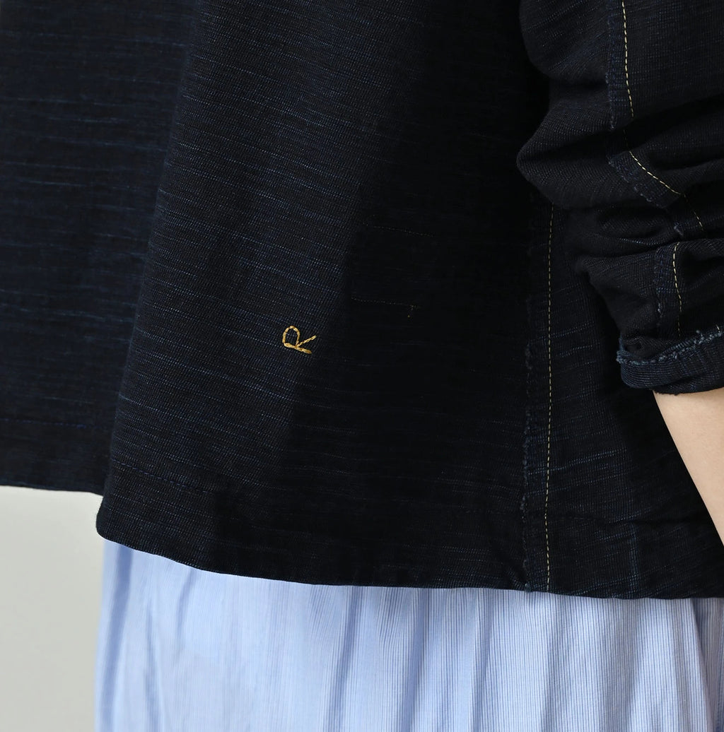Indigo Dekoboko Tenjiku Annie Double Jacket