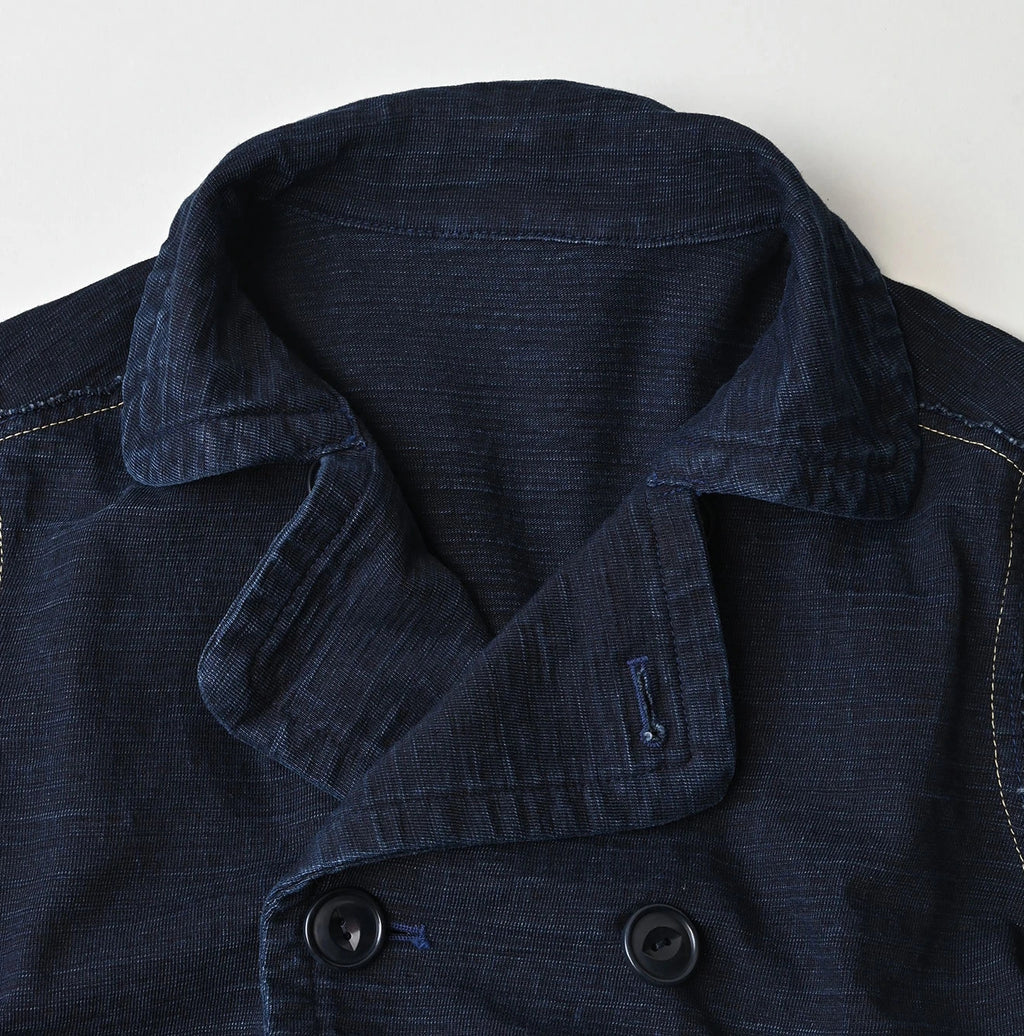 Indigo Dekoboko Tenjiku Annie Double Jacket