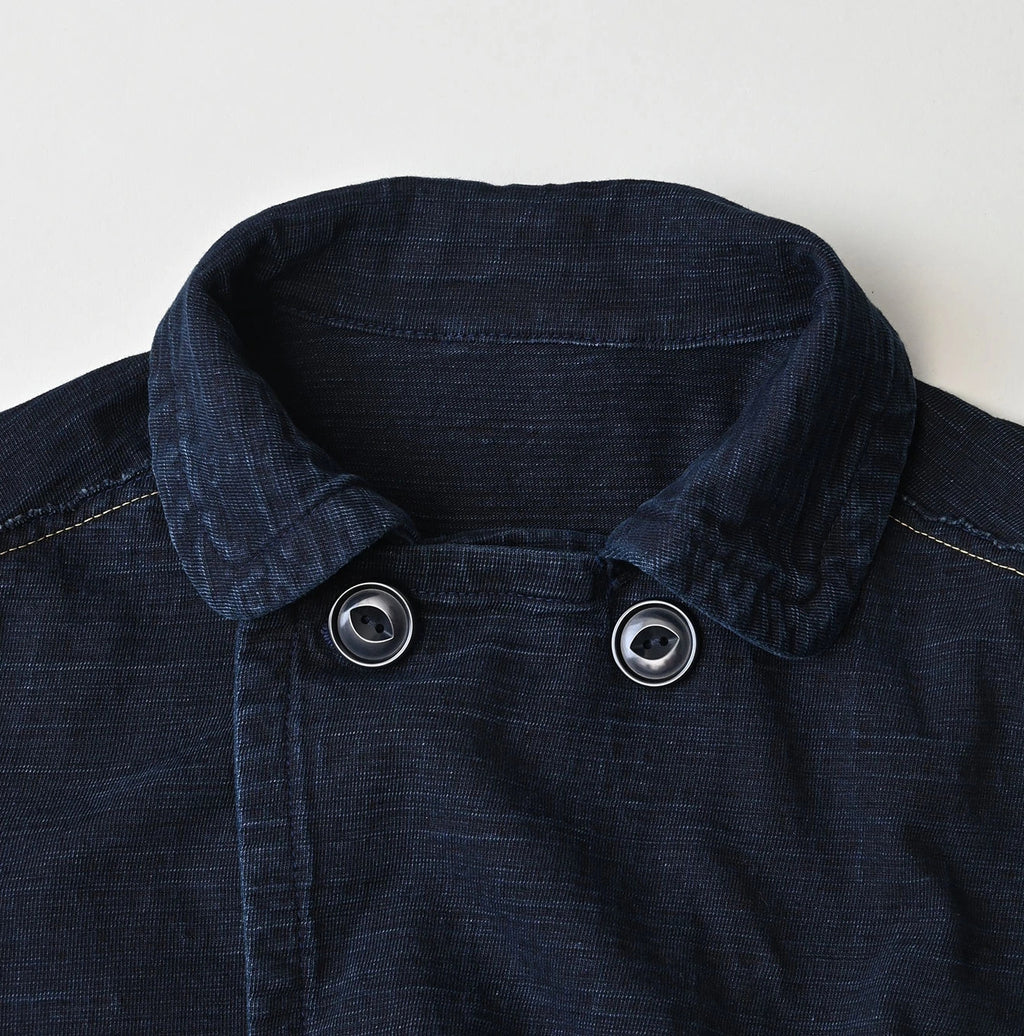 Indigo Dekoboko Tenjiku Annie Double Jacket