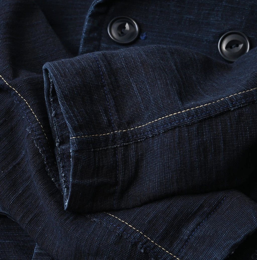 Indigo Dekoboko Tenjiku Annie Double Jacket