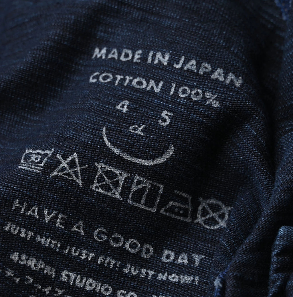 Indigo Dekoboko Tenjiku Annie Double Jacket