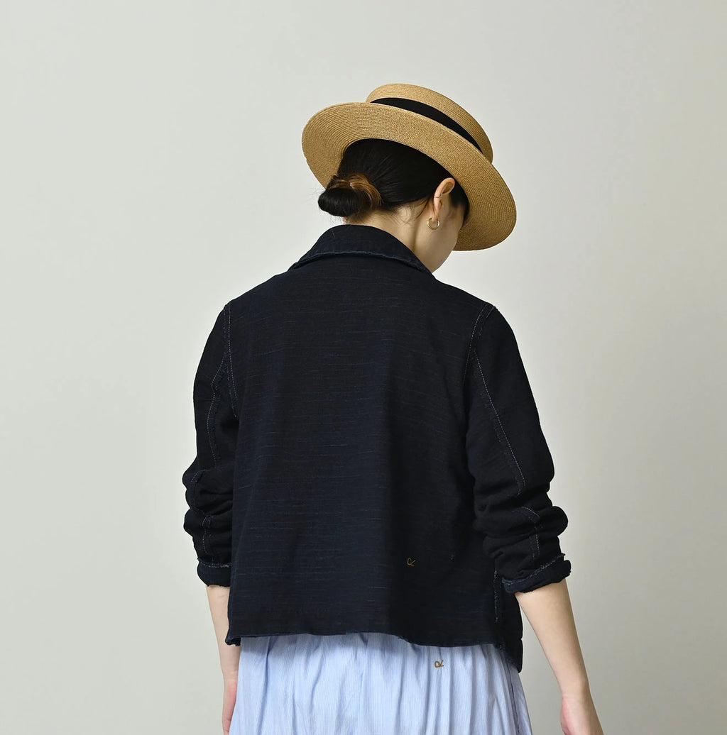 Indigo Dekoboko Tenjiku Annie Double Jacket