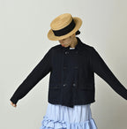 Indigo Dekoboko Tenjiku Annie Double Jacket