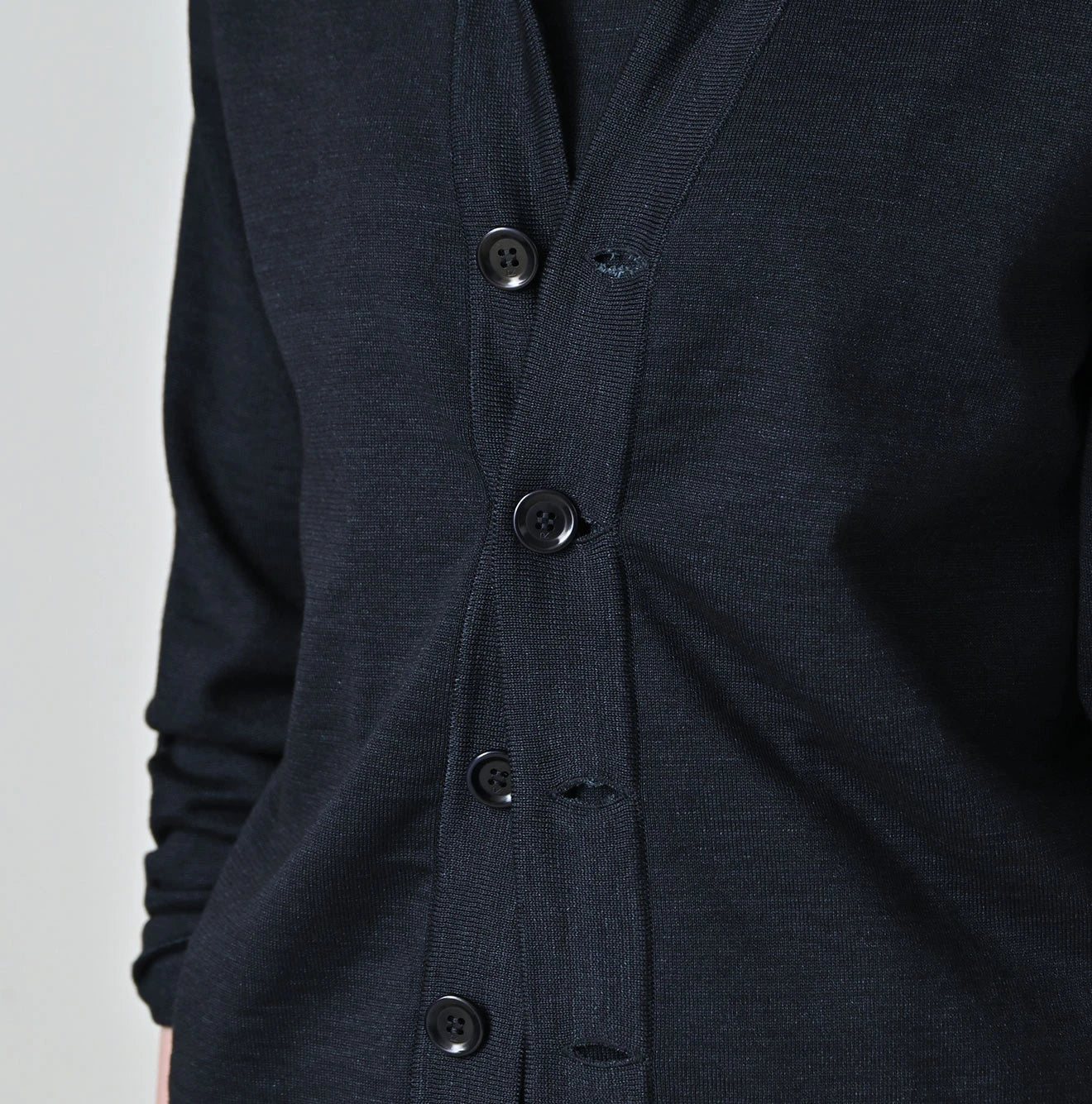 Indigo Supima Knitsew Cardigan