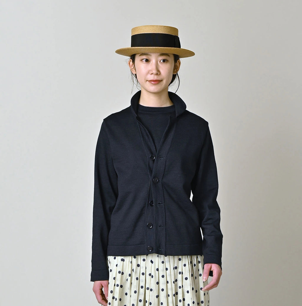 Indigo Supima Knitsew Cardigan