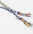 Layered Leather Flower Choker Detail