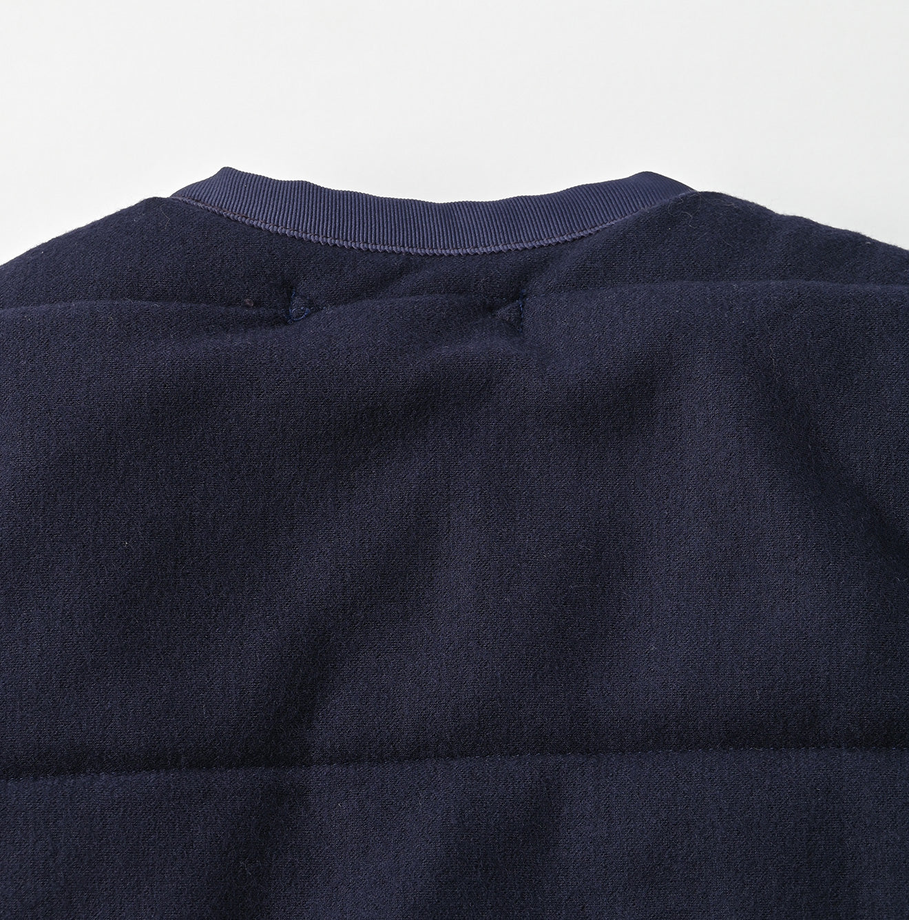 Jersey Furano Reversible Quilt Vest Detail