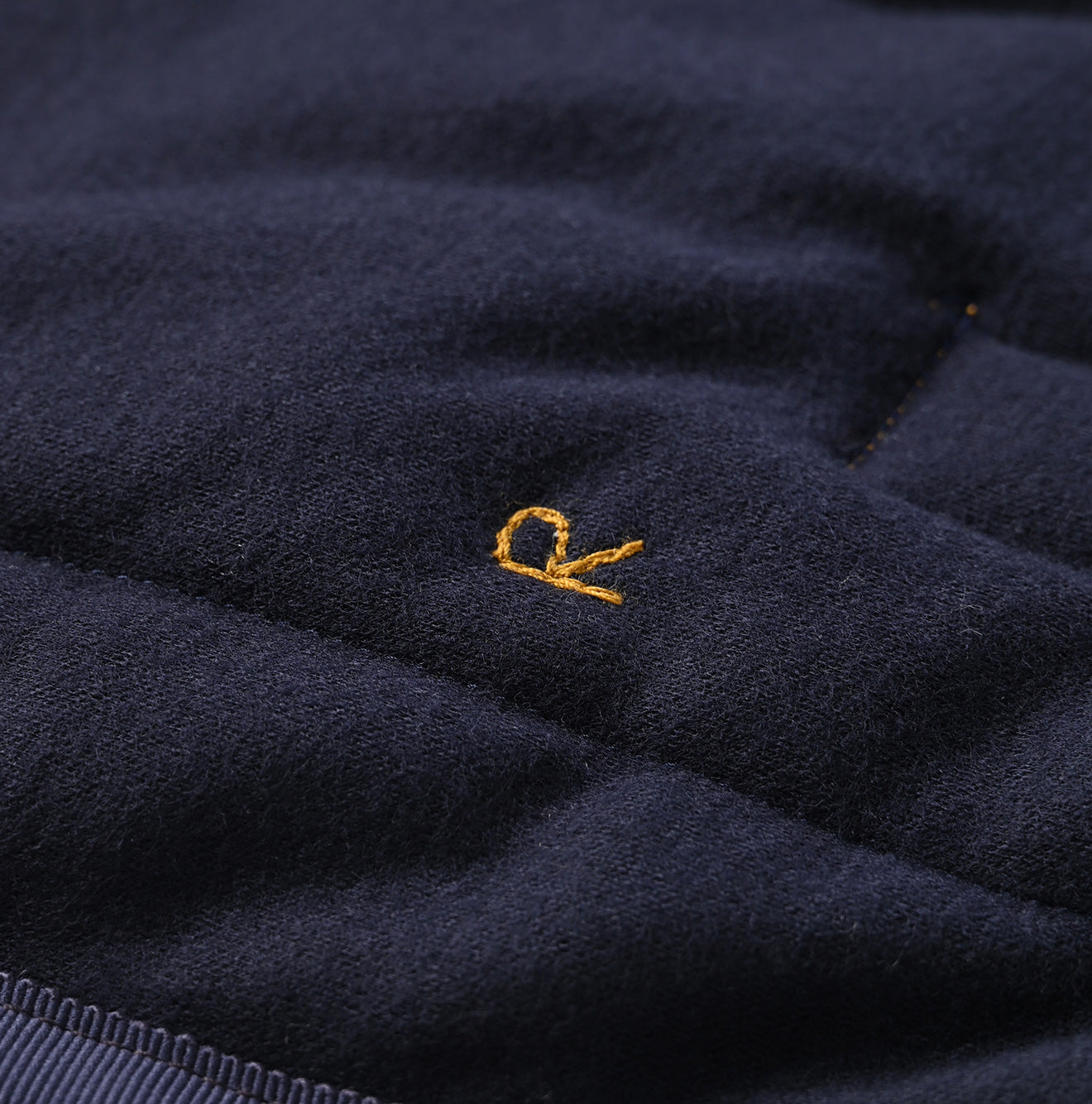 Jersey Furano Reversible Quilt Vest Detail