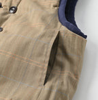 Jersey Furano Reversible Quilt Vest Detail