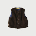 Wool Boa x Nylon Vest