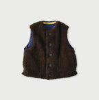 Wool Boa x Nylon Vest